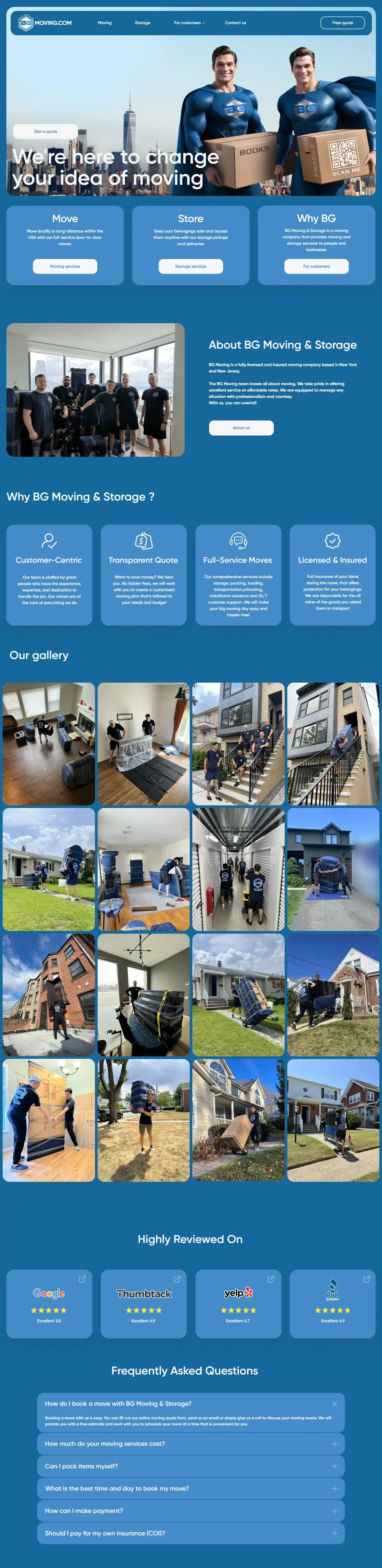 BG Moving: full page