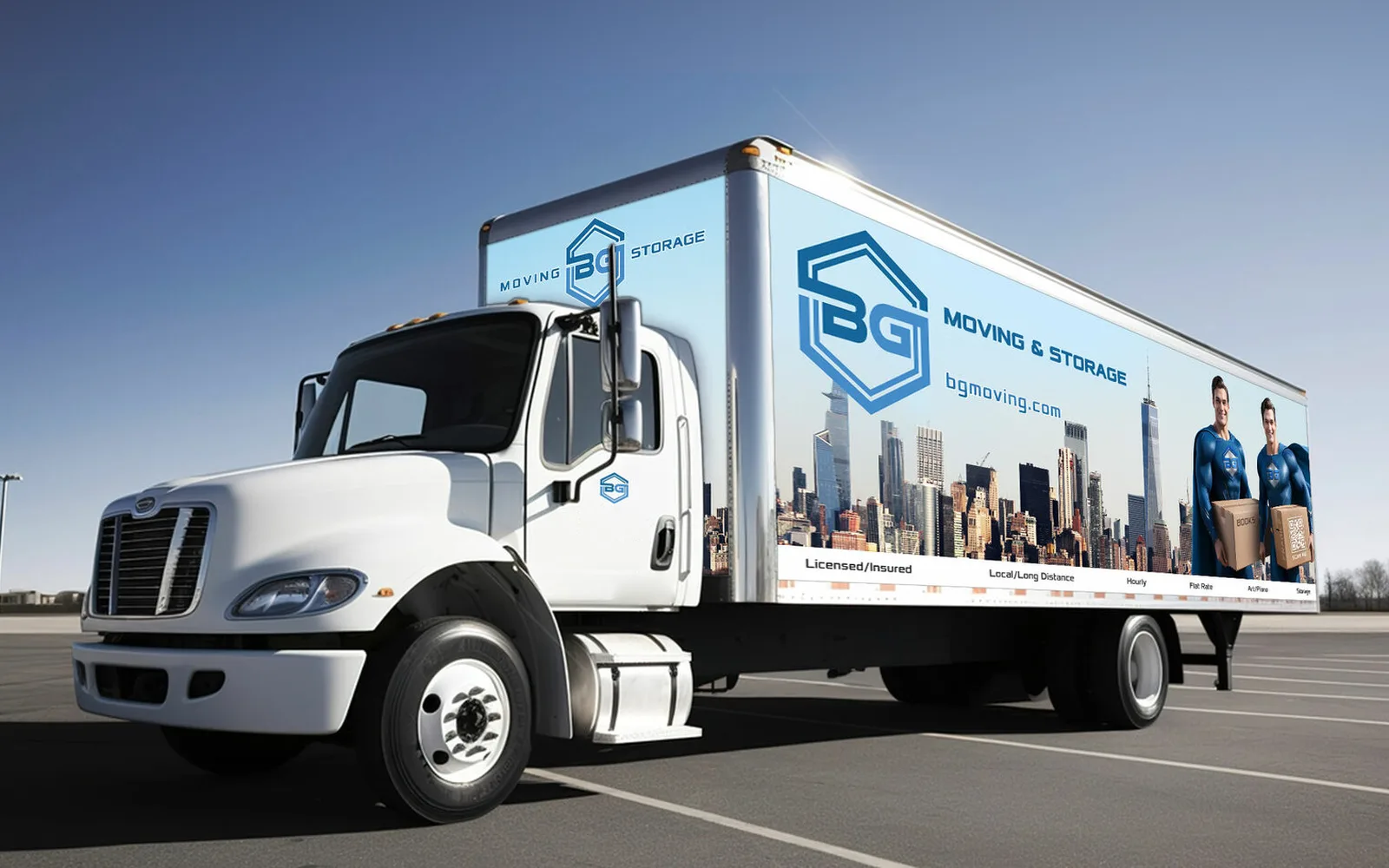 BG Moving: Fleet wrap