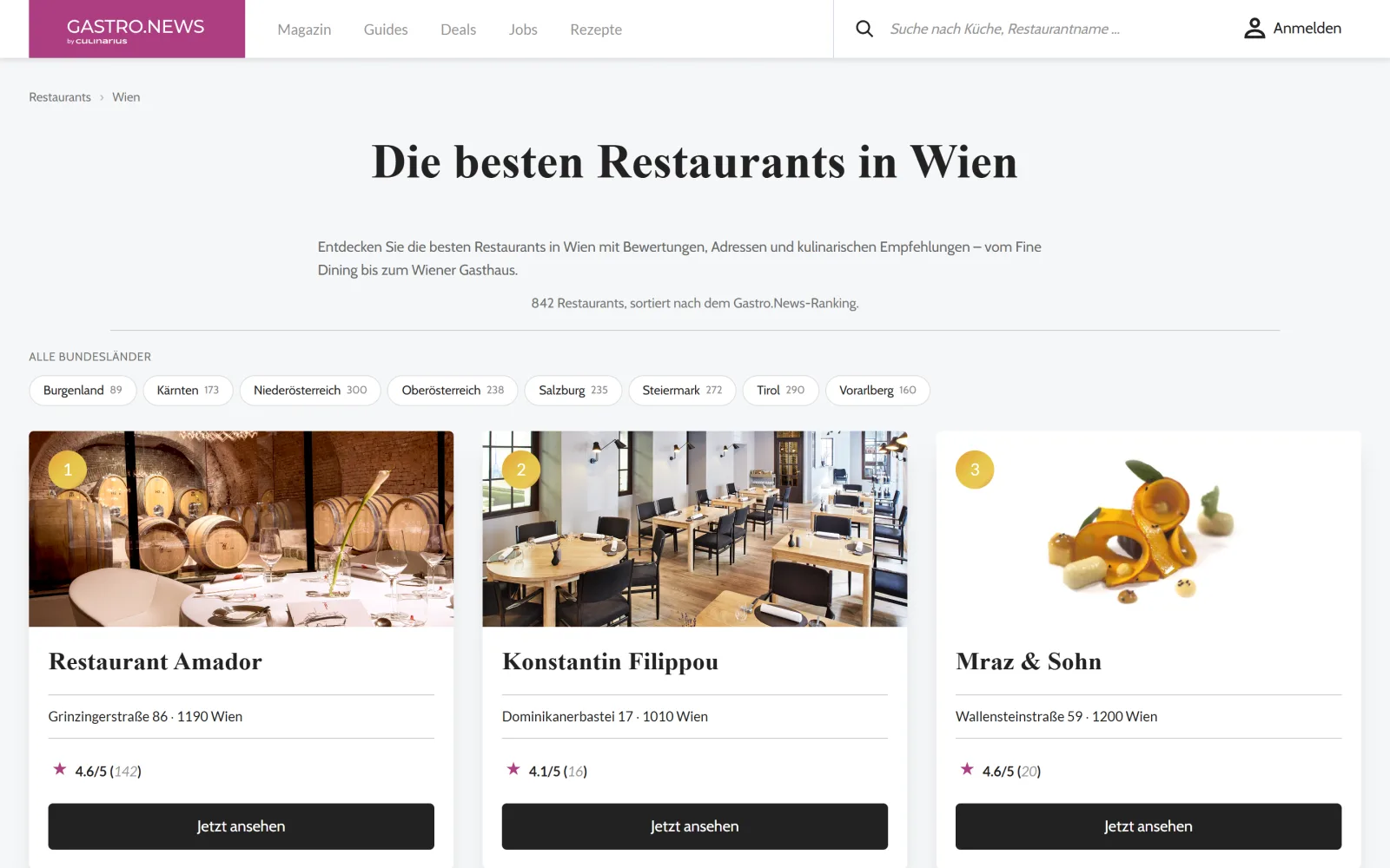 Gastro.News: live product