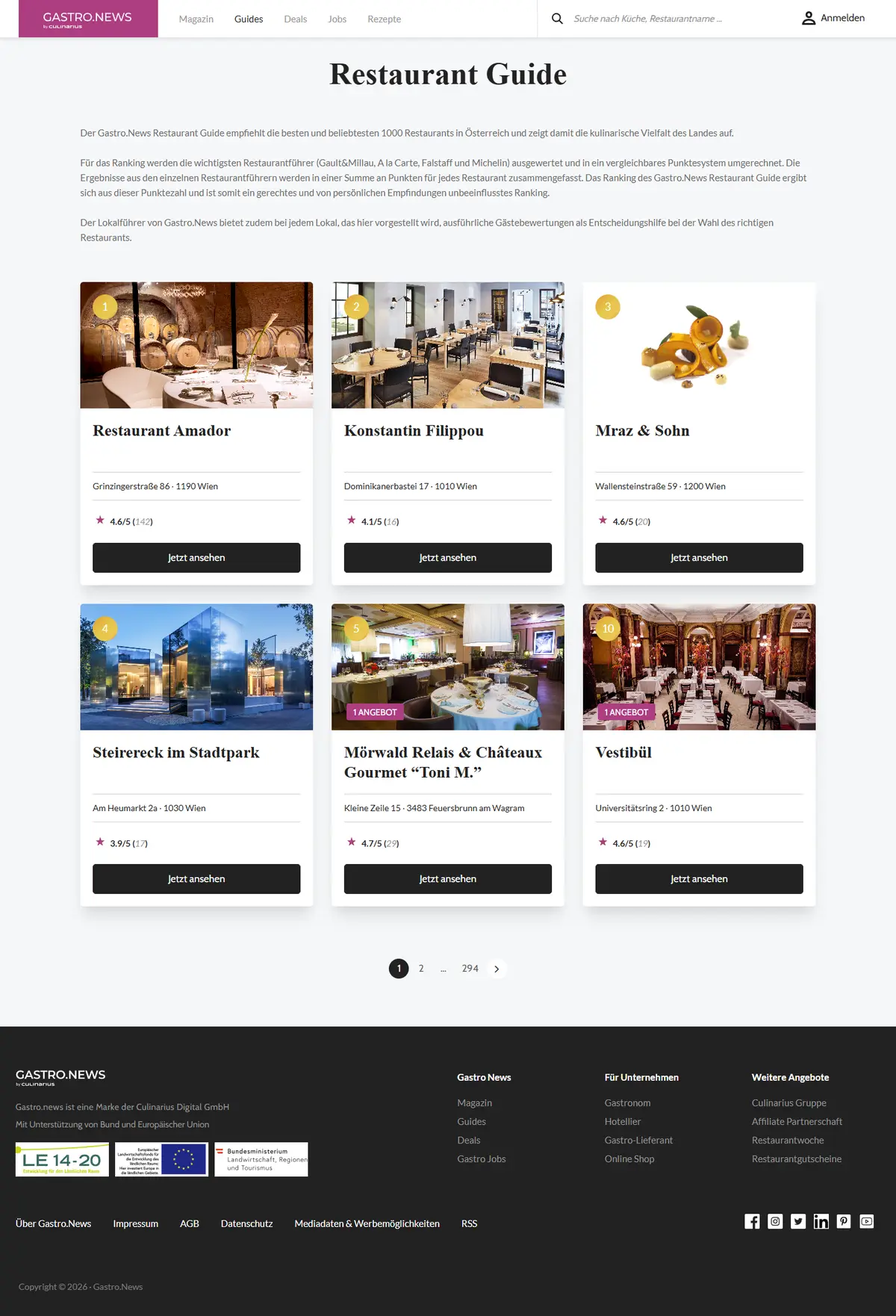 Gastro.News: full page