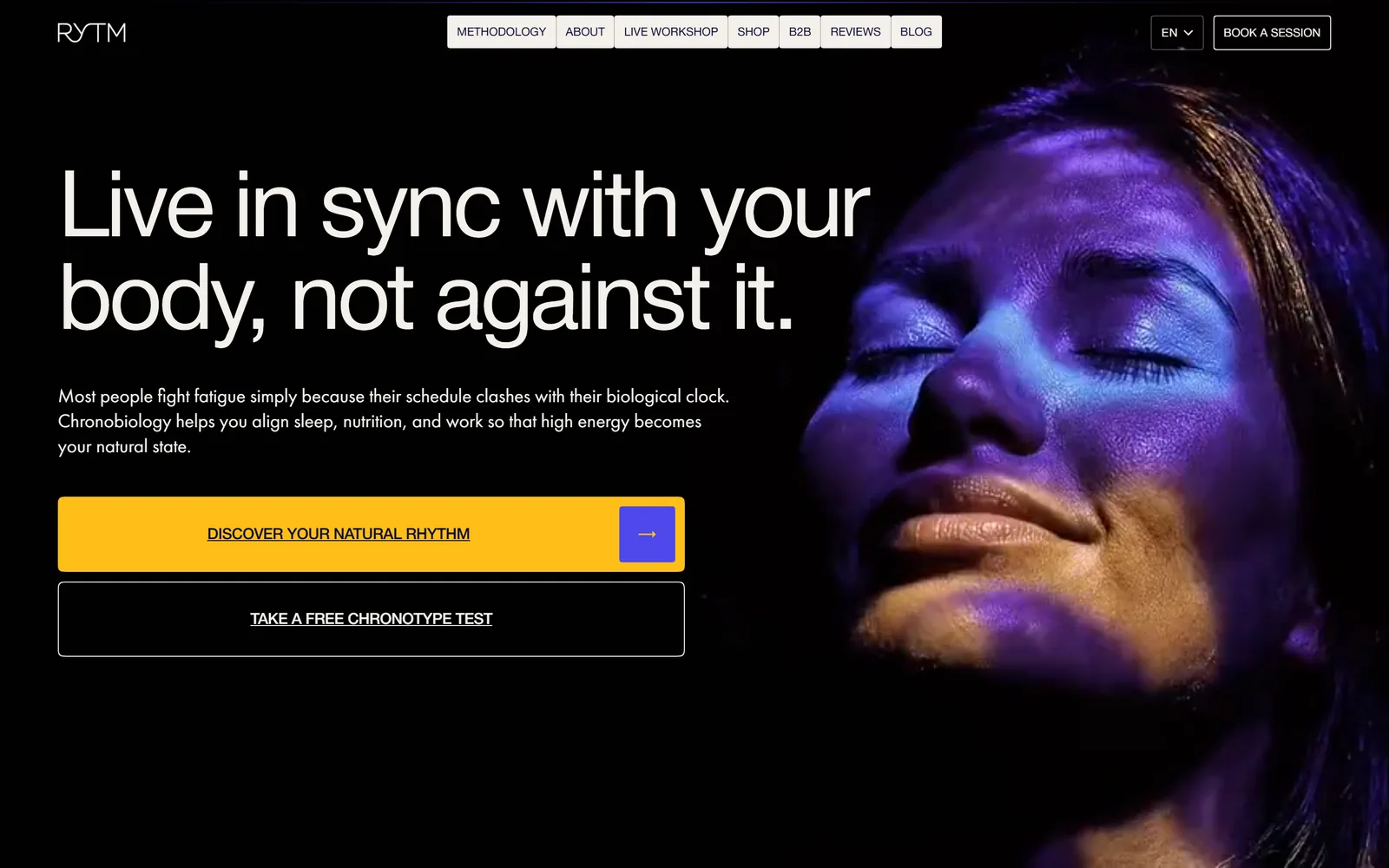 RYTM: Brand site