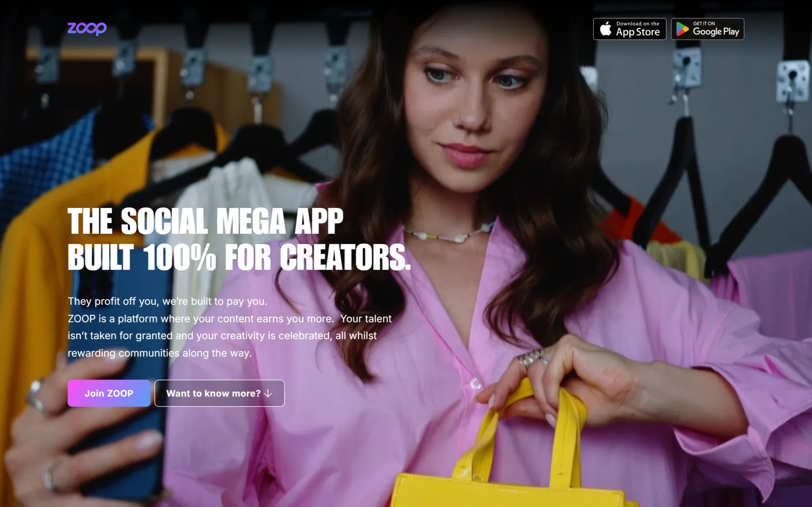 ZOOP: live product